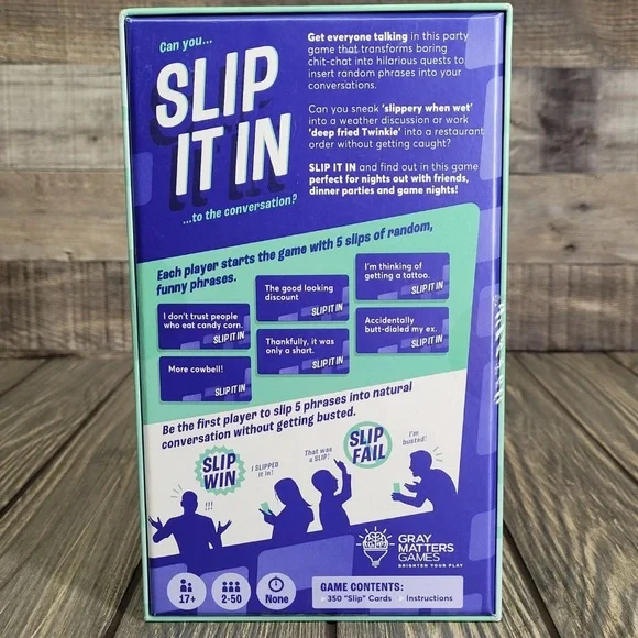 Slip It In Card Game - Purple - Picture 2 of 6